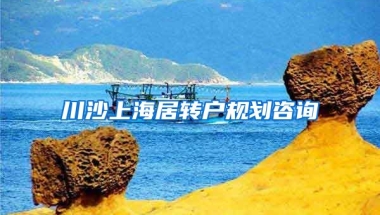 川沙上海居转户规划咨询