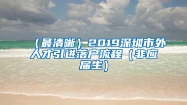 （最清晰）2019深圳市外人才引进落户流程（非应届生）