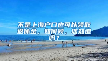 不是上海户口也可以领取退休金，如何领，您知道吗？