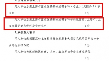 有关上海应届毕业生户口问题？