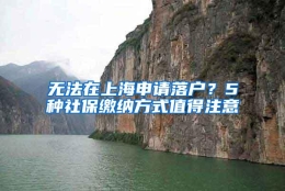 无法在上海申请落户？5种社保缴纳方式值得注意