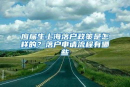 应届生上海落户政策是怎样的？落户申请流程有哪些