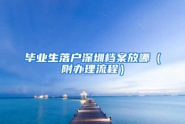 毕业生落户深圳档案放哪（附办理流程）