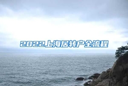 2022上海居转户全流程