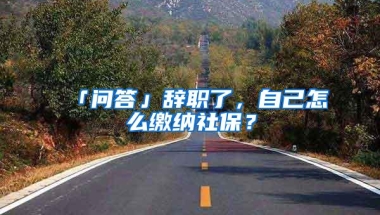 「问答」辞职了，自己怎么缴纳社保？