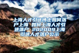 上海人才引进博士如何落户上海 如何上海人才引进落户 202009上海引进人才落户公示