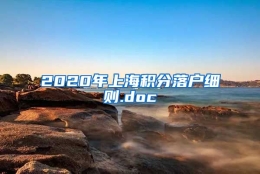 2020年上海积分落户细则.doc