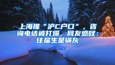 上海推“沪C户口”，咨询电话被打爆，网友感叹：往届生是锅灰