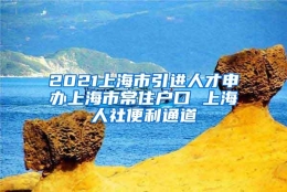 2021上海市引进人才申办上海市常住户口 上海人社便利通道