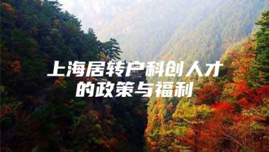 上海居转户科创人才的政策与福利