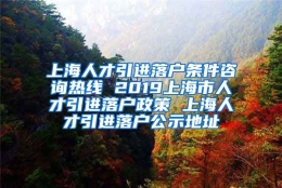 上海人才引进落户条件咨询热线 2019上海市人才引进落户政策 上海人才引进落户公示地址