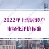 2022年上海居转户市场化评价标准，未达标落户被拒