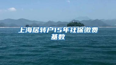 上海居转户15年社保缴费基数