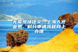 无需现场提交，上海人才业务、积分申请流程网上办理