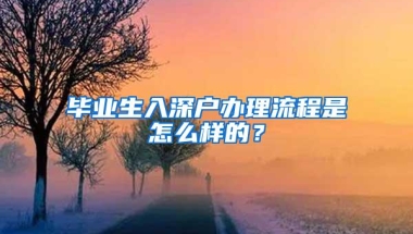 毕业生入深户办理流程是怎么样的？