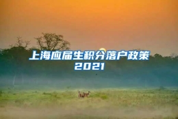 上海应届生积分落户政策2021