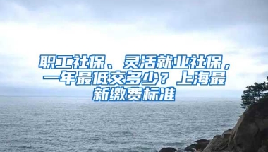 职工社保、灵活就业社保，一年最低交多少？上海最新缴费标准