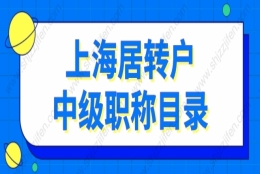 2022年上海居转户中级职称目录的问题1：职称和岗位不匹配可以通过预审吗？