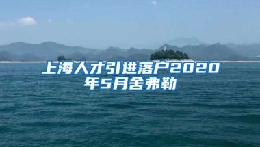 上海人才引进落户2020年5月舍弗勒