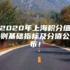 2020年上海积分细则基础指标及分值公布！