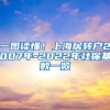 一图读懂！上海居转户2007年-2022年社保基数一览