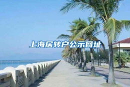 上海居转户公示网址