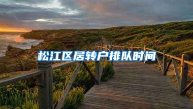 松江区居转户排队时间