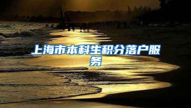 上海市本科生积分落户服务