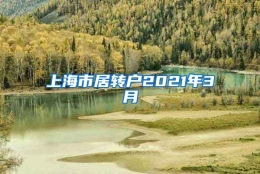 上海市居转户2021年3月