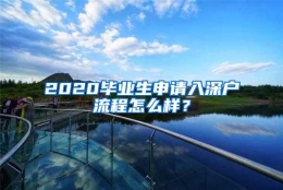 2020毕业生申请入深户流程怎么样？