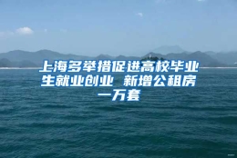 上海多举措促进高校毕业生就业创业 新增公租房一万套