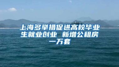 上海多举措促进高校毕业生就业创业 新增公租房一万套