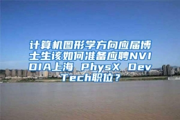 计算机图形学方向应届博士生该如何准备应聘NVIDIA上海 PhysX DevTech职位？