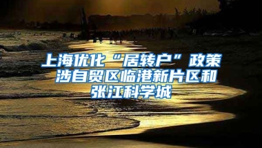 上海优化“居转户”政策 涉自贸区临港新片区和张江科学城