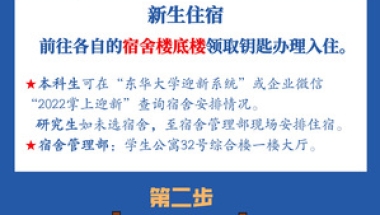 东华大学2022级本科新生报到流程的通知