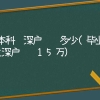 本科转深户补贴多少(毕业生深户补贴15万)