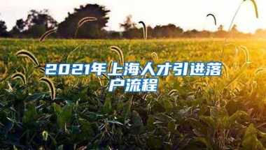 2021年上海人才引进落户流程