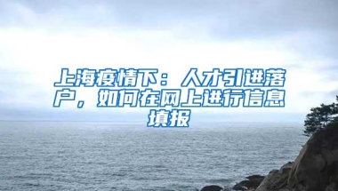 上海疫情下：人才引进落户，如何在网上进行信息填报