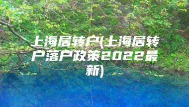 上海居转户(上海居转户落户政策2022最新)