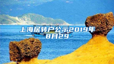 上海居转户公示2019年8月29