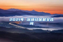 2021年 深圳社保最全咨询